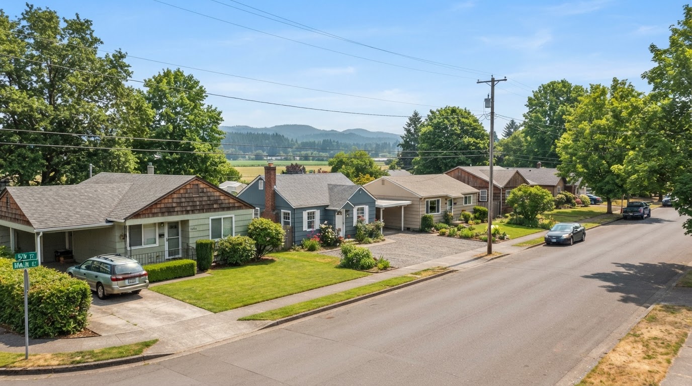 Representative residential property in Springfield, OR
