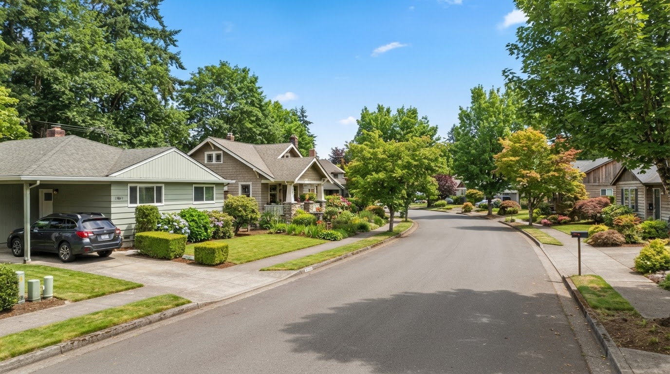 Representative residential property in Milwaukie, OR