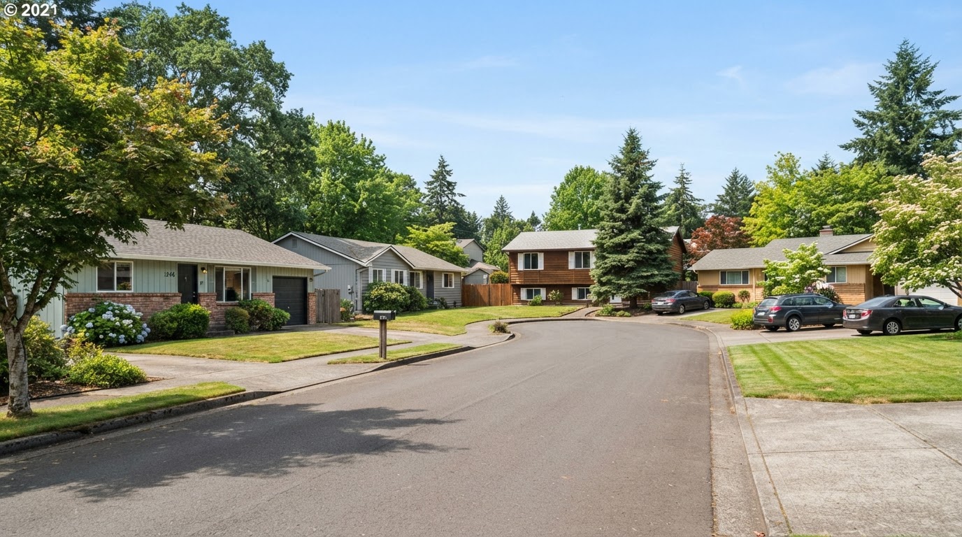 Representative residential property in Keizer, OR