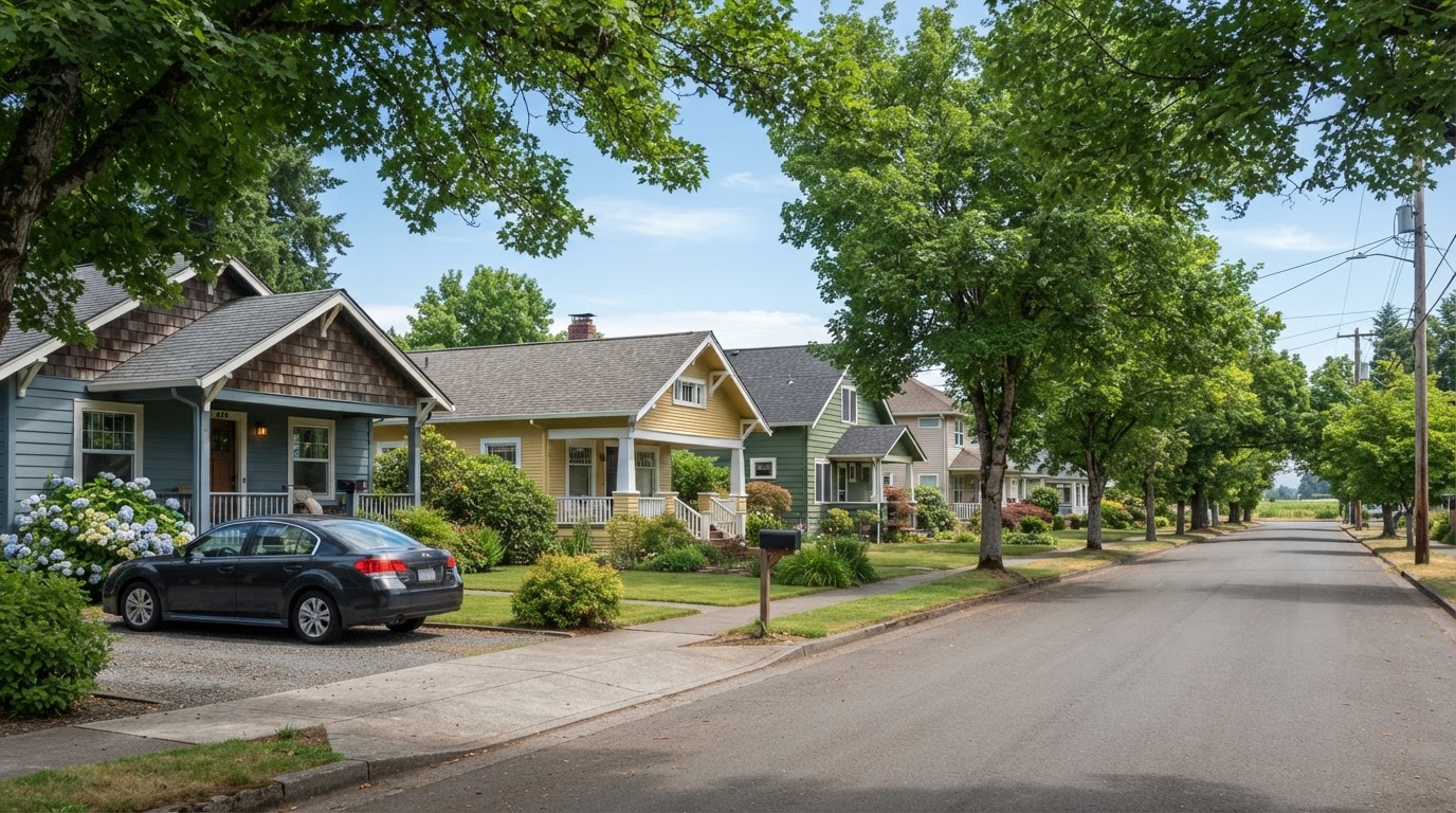 Representative residential property in Monmouth, OR