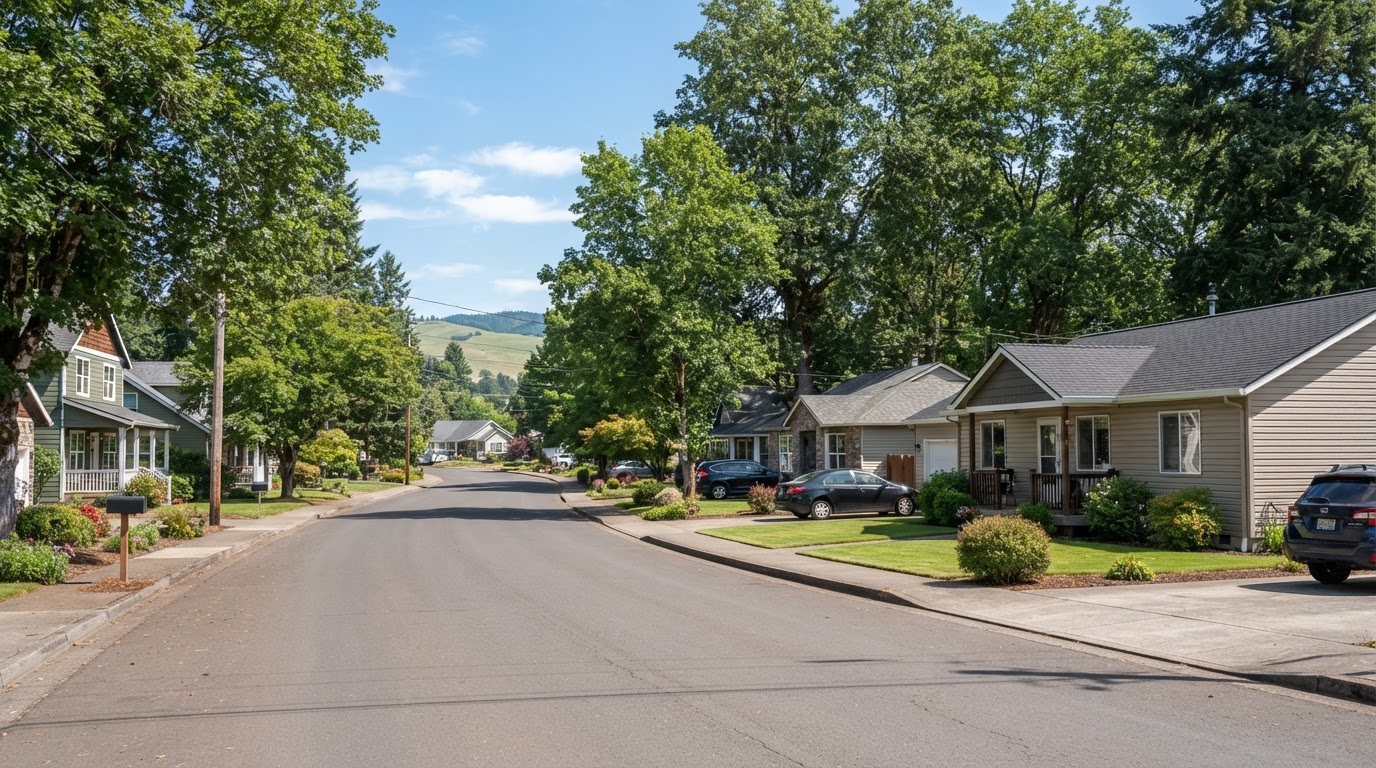 Representative residential property in Dallas, OR