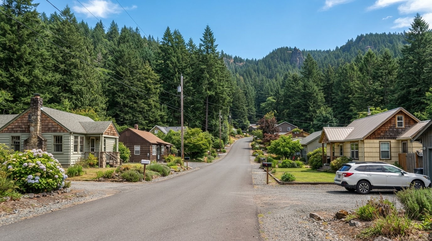 Representative residential property in Oakridge, OR