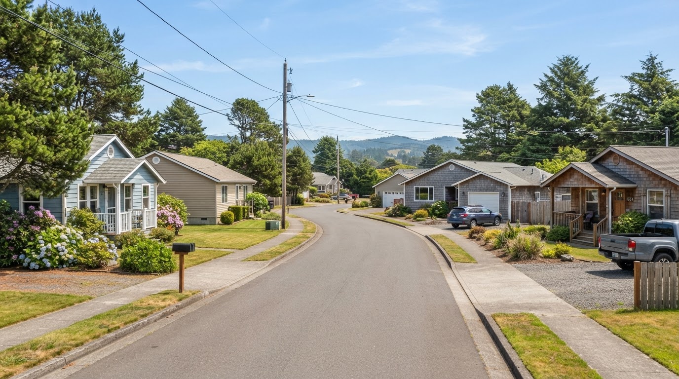 Representative residential property in Florence, OR