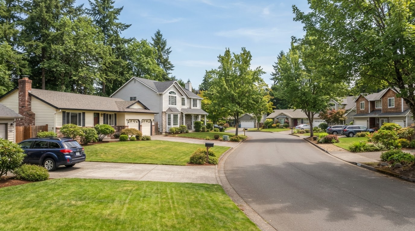 Representative residential property in Tigard, OR
