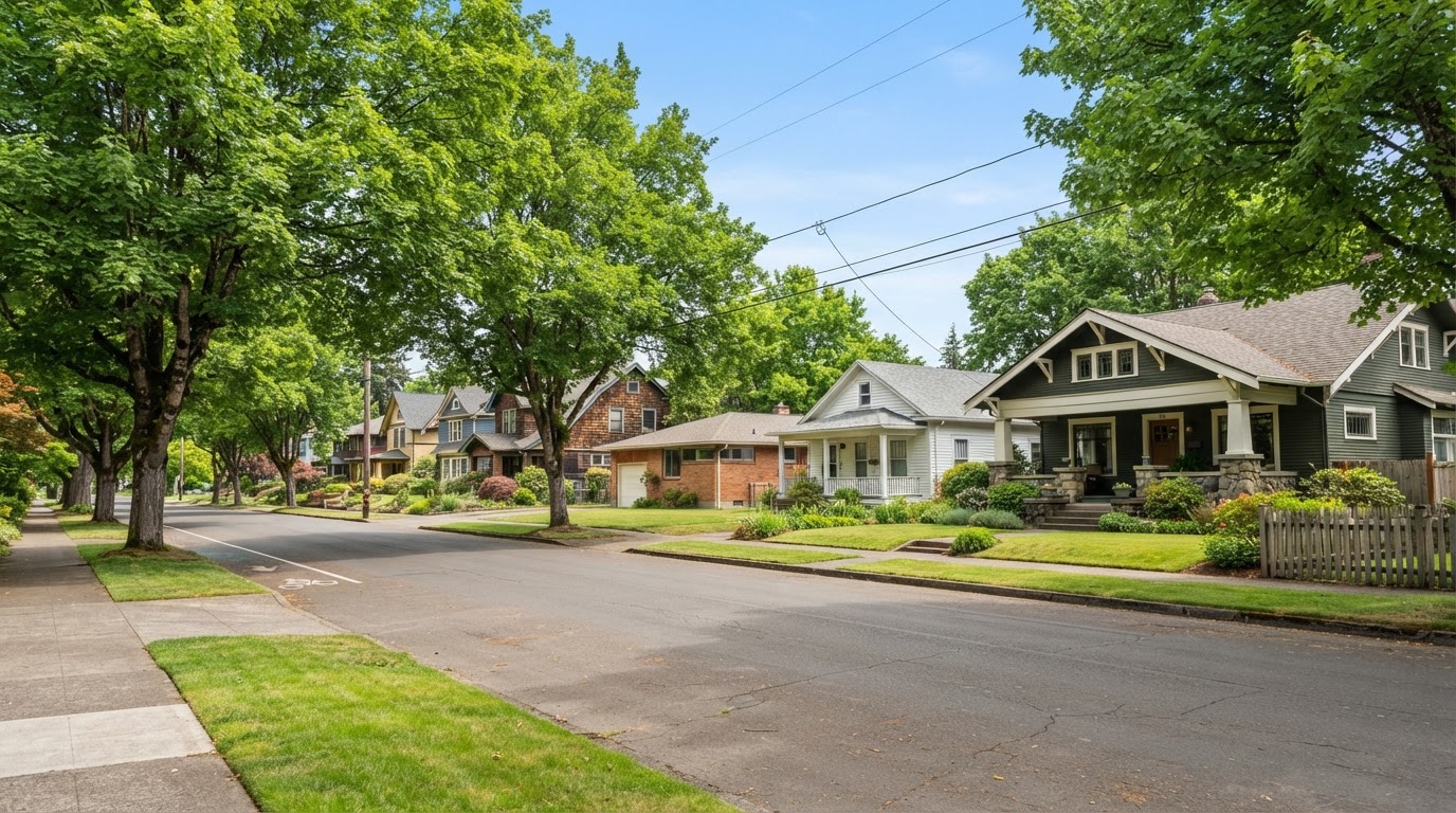 Representative residential property in Albany, OR