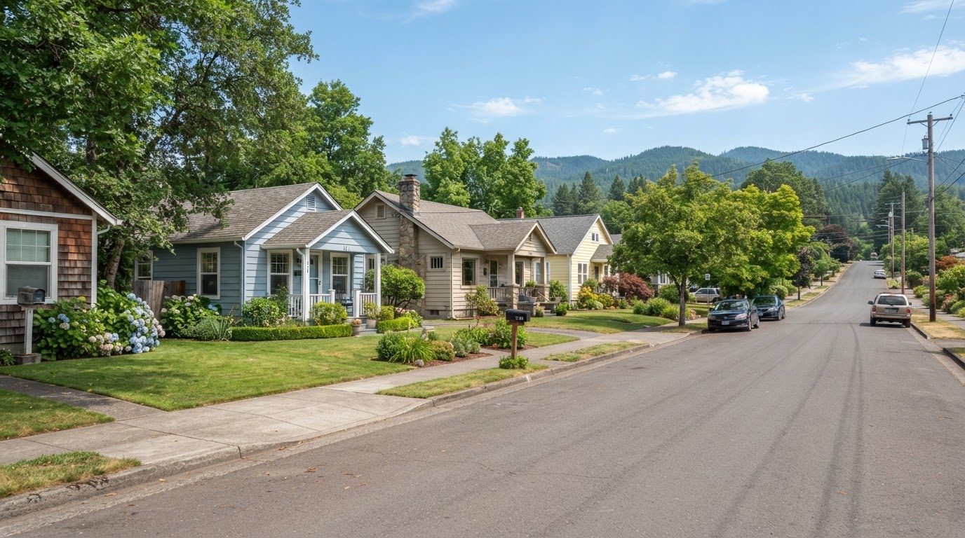 Representative residential property in Talent, OR
