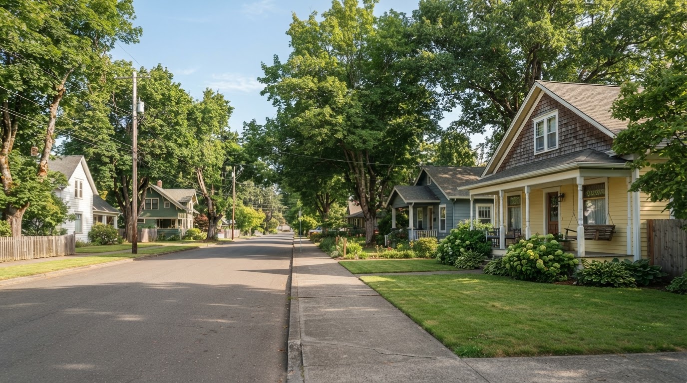 Representative residential property in Independence, OR