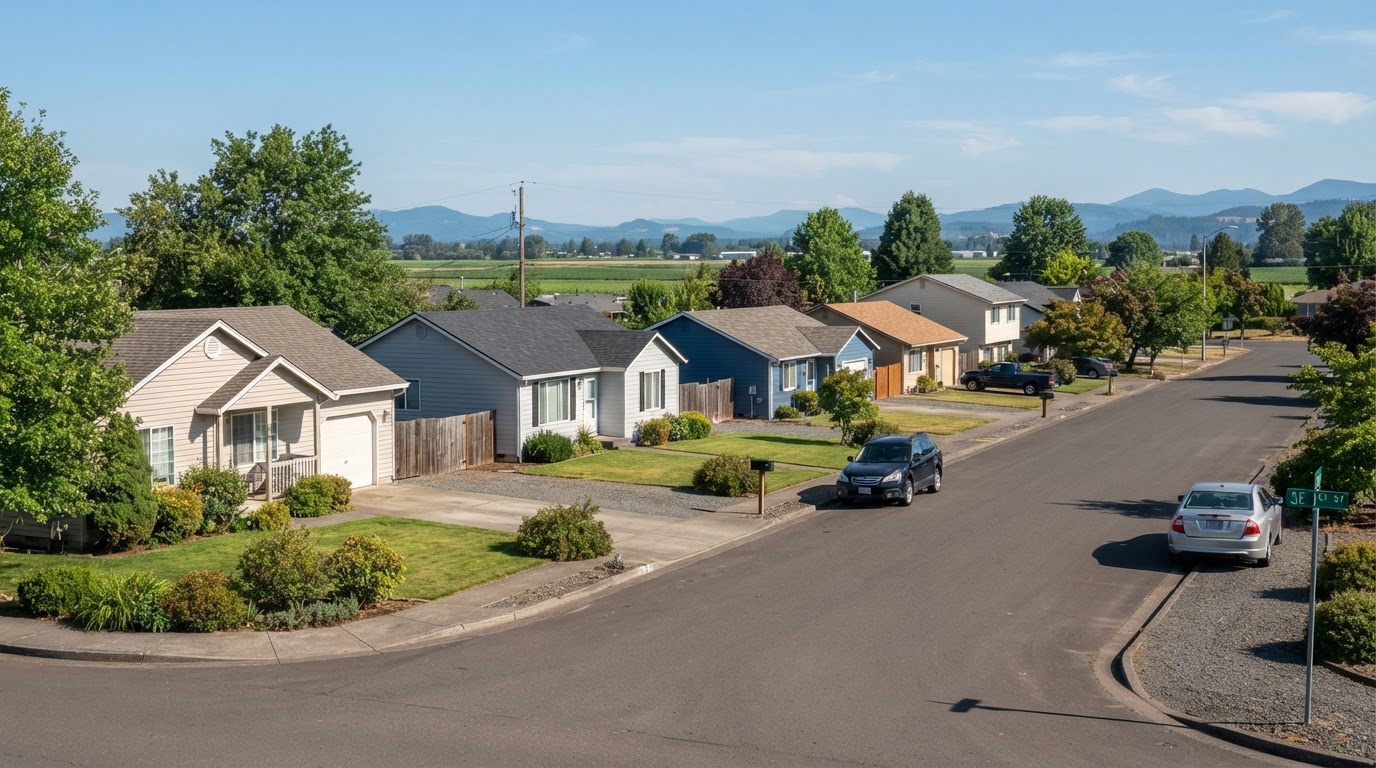 Representative residential property in Aumsville, OR