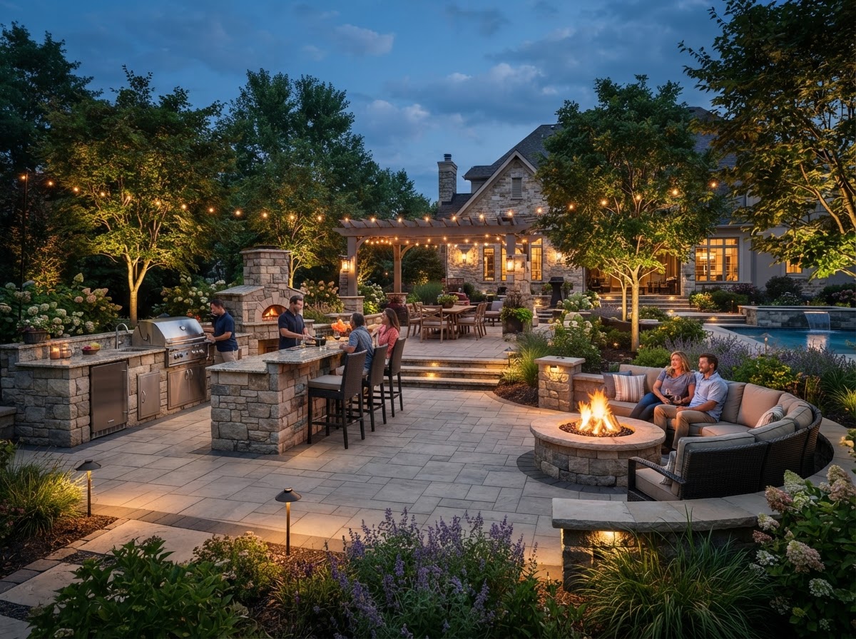 Luxury outdoor living project