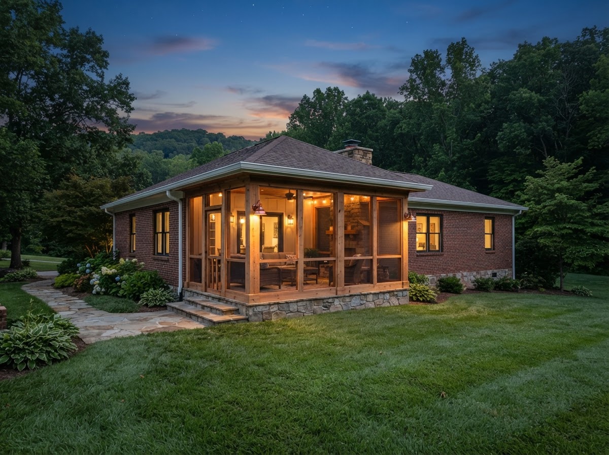 Screened Porches by Prime Construction in Middle Tennessee