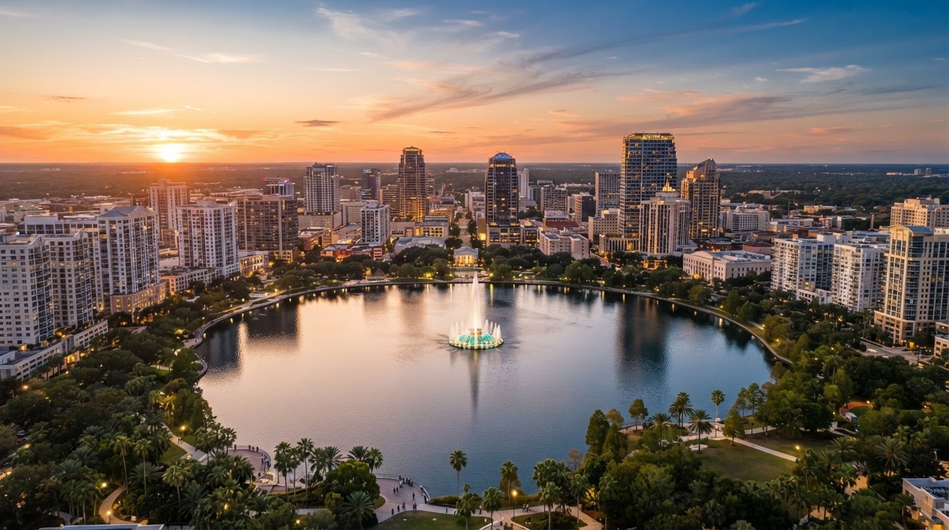 Downtown Orlando Skyline Tower Penthouse