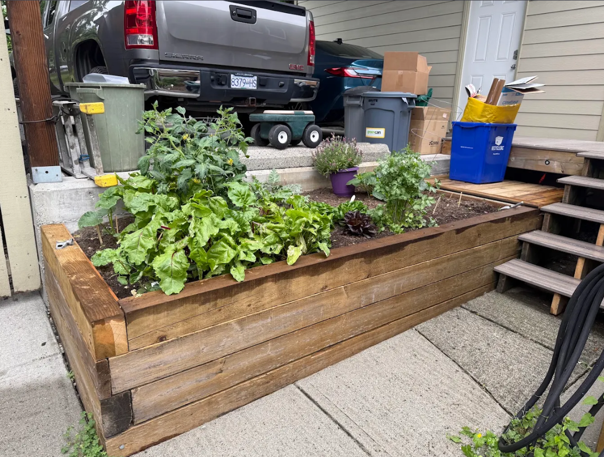Custom Heavy Timber Cedar Raised Planter Bed by Rhombus Carpentry Vancouver, Vancouver, BC