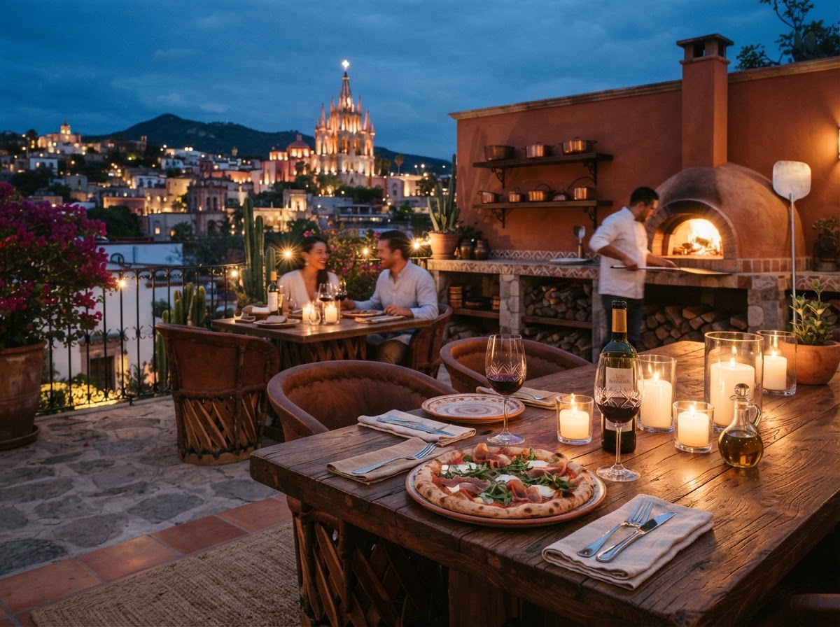 Outdoor Rooftop Dining & Bar