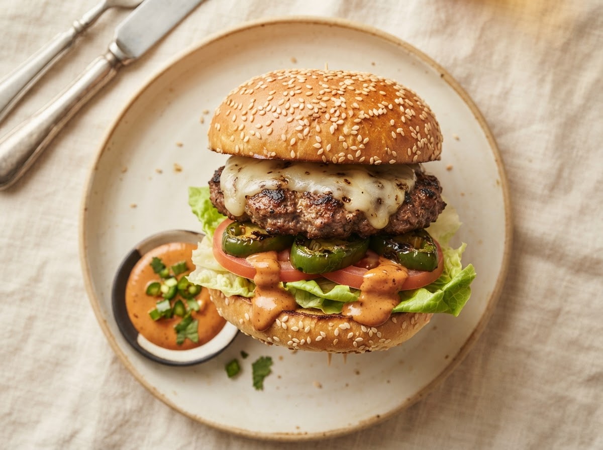 Hamburguesa Picante Jalapeño