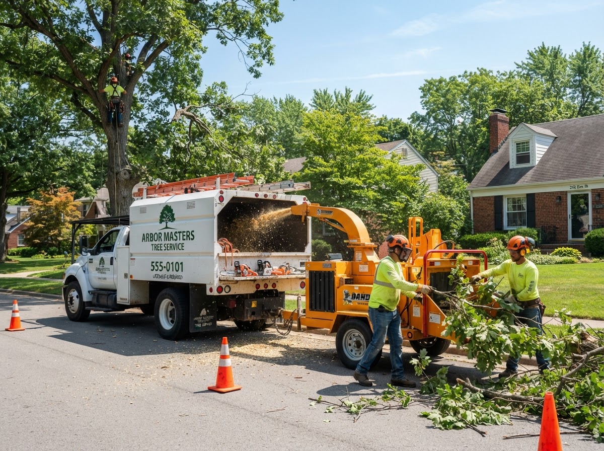 Honeybee Tree Services arborist website showcase
