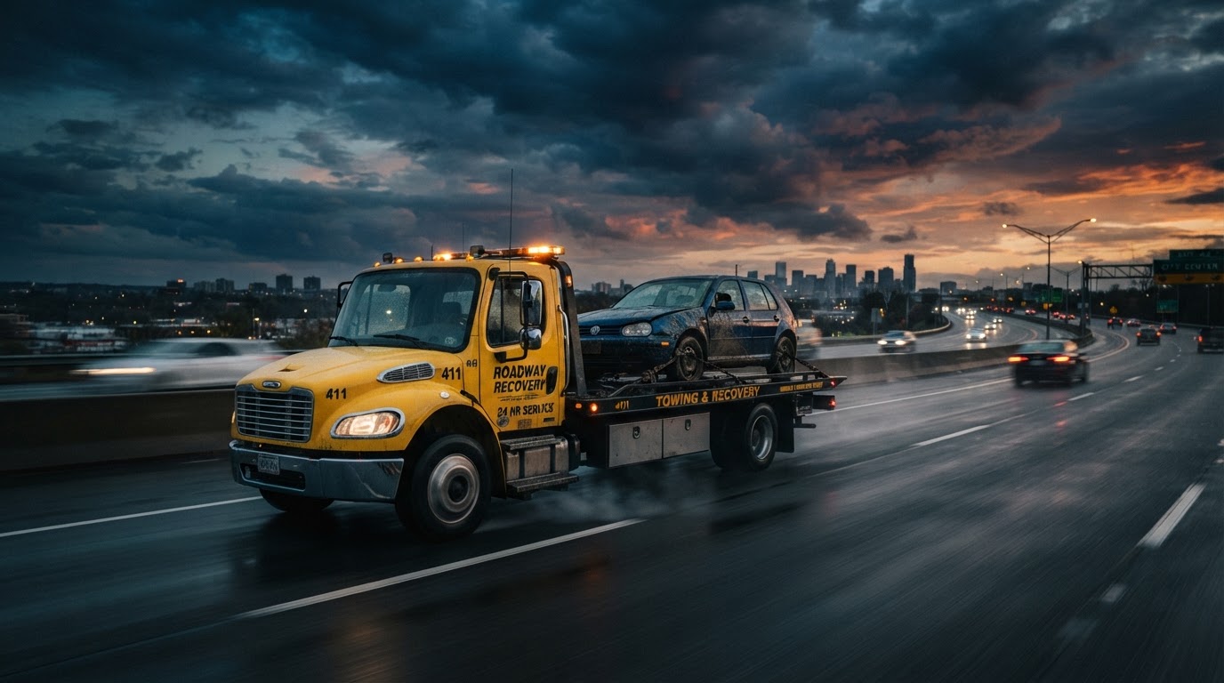 San Jose Towing Now towing company website showcase
