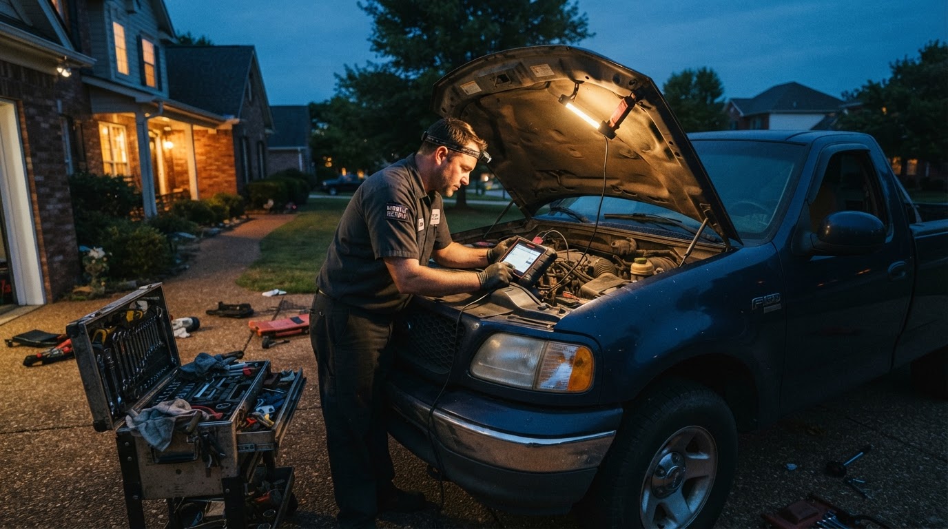 Gordo's Mobile Mechanic mobile auto repair website showcase