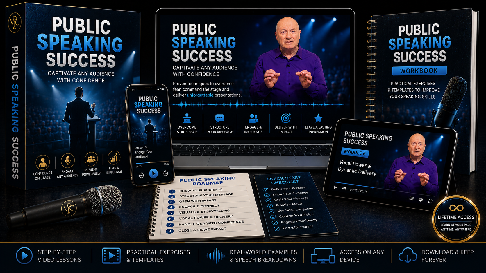 Public Speaking Success - Complete Course Bundle