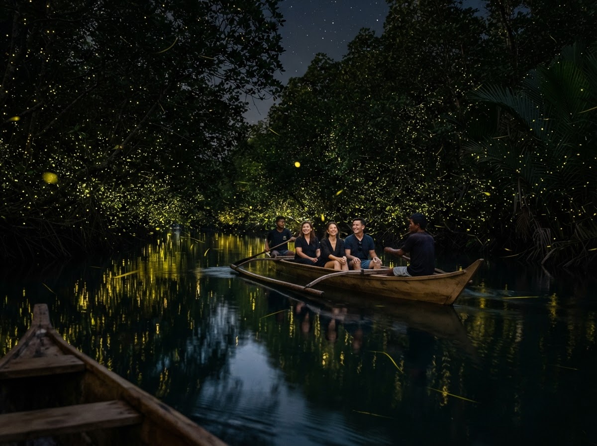 Glittering Firefly Watching in Coron, Palawan