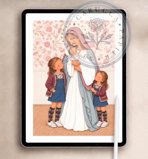 Lámina personalizada digital entregada en PDF lista para imprimir - Carucca Studio