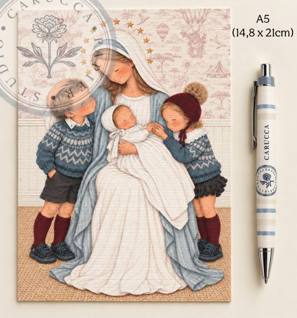 Lámina personalizada tamaño A5 (14,8 × 21 cm) impresa sin enmarcar - Carucca Studio