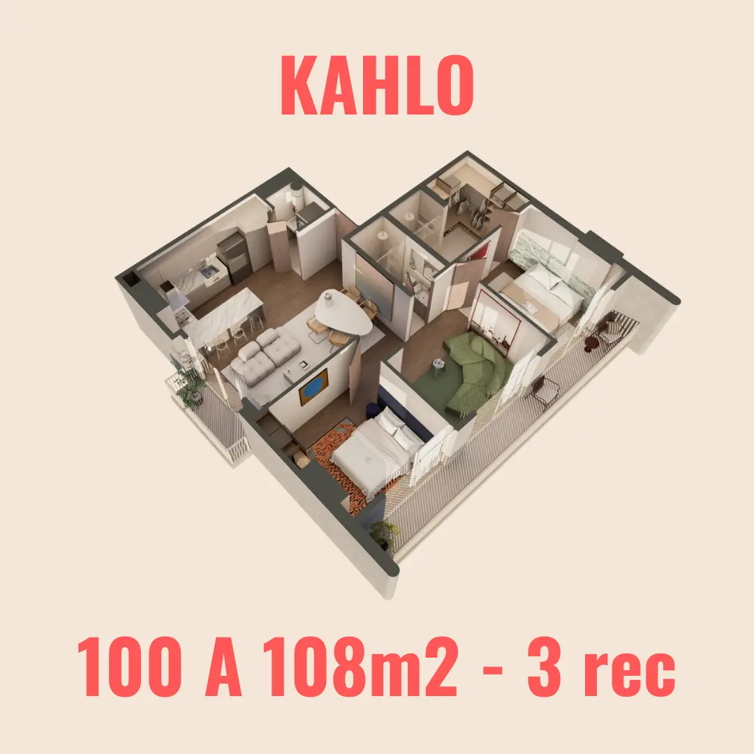 Modelo Kahlo (3 Recámaras)