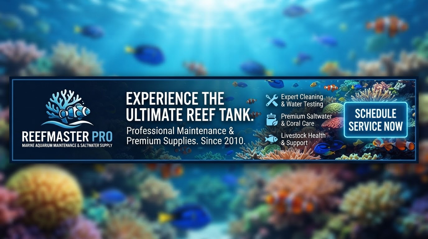 ReefMaster Pro Marine Aquarium Maintenance & Saltwater Supply
