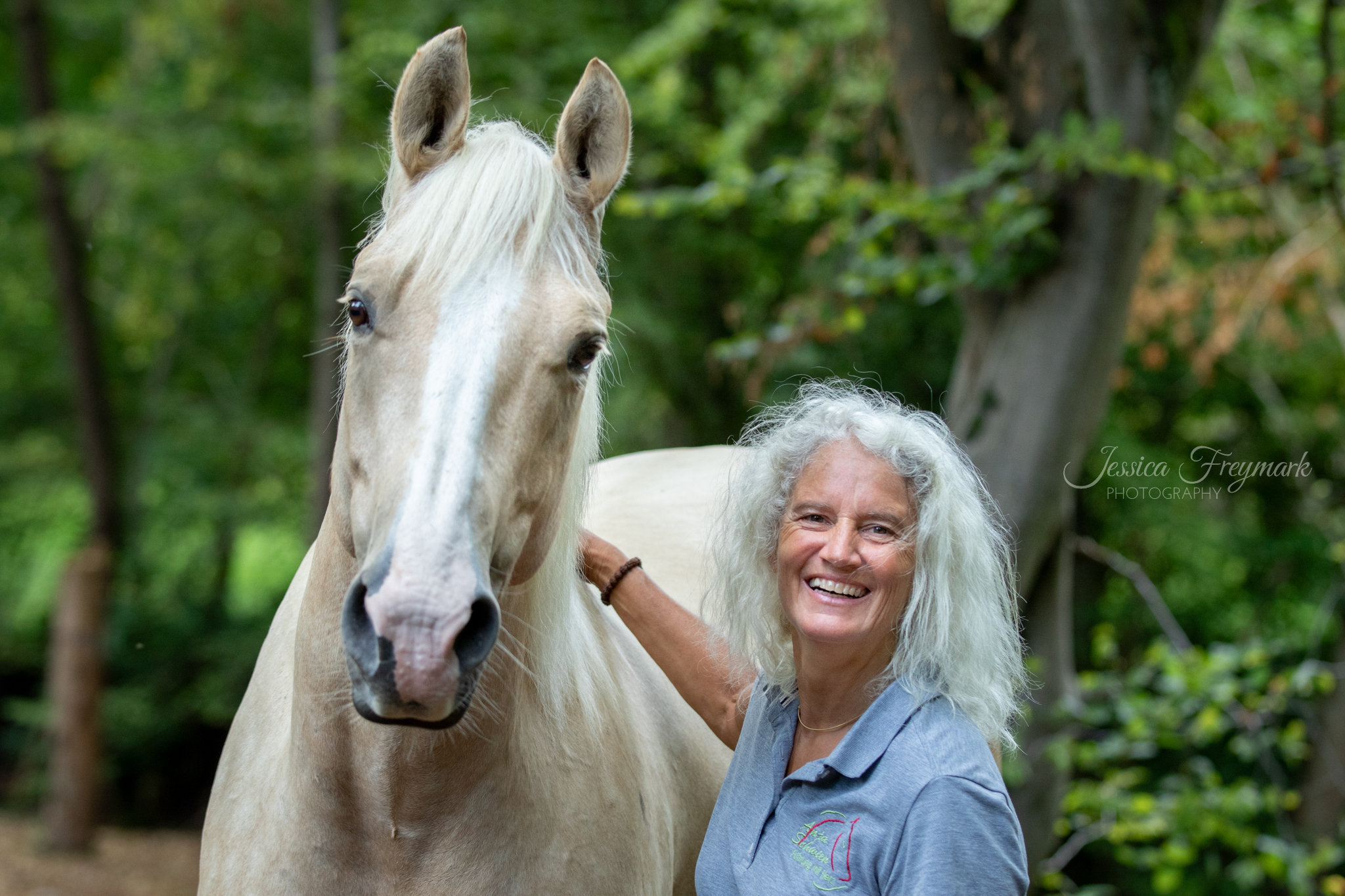 Anja Schwien mit ihrem Pferd Magic