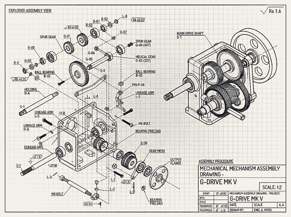 Mechanical Systems patent sketch