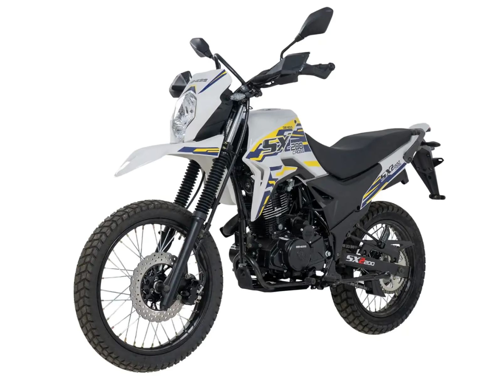 Genesis SX200 Cross Blanco ángulo frontal