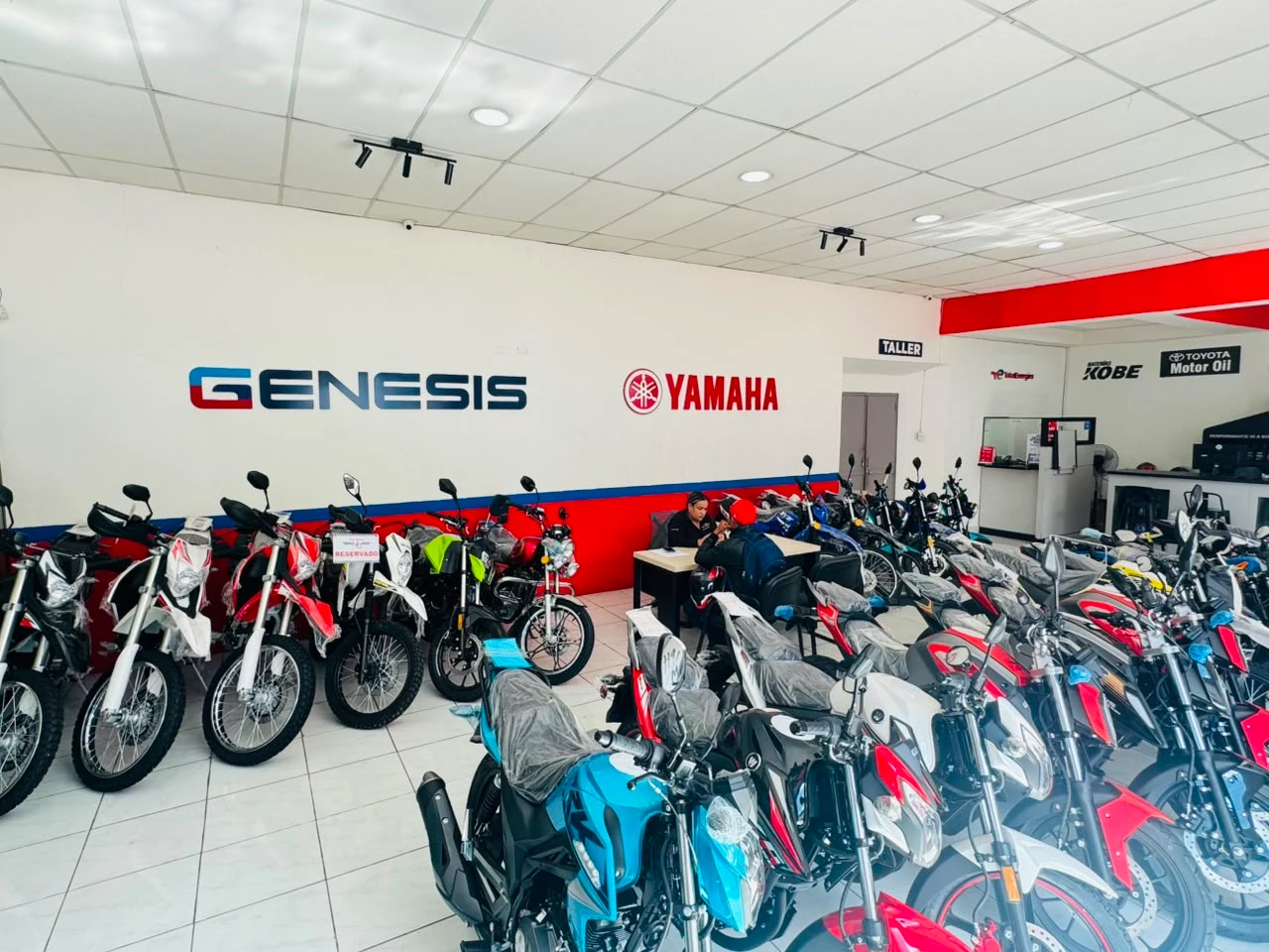 Showroom de motocicletas MultiRepuestos MC en Jinotega