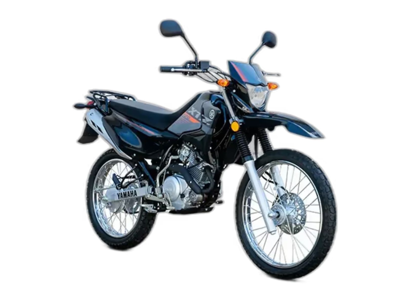 Yamaha XTZ 125 — Negro Medianoche con calcomanías