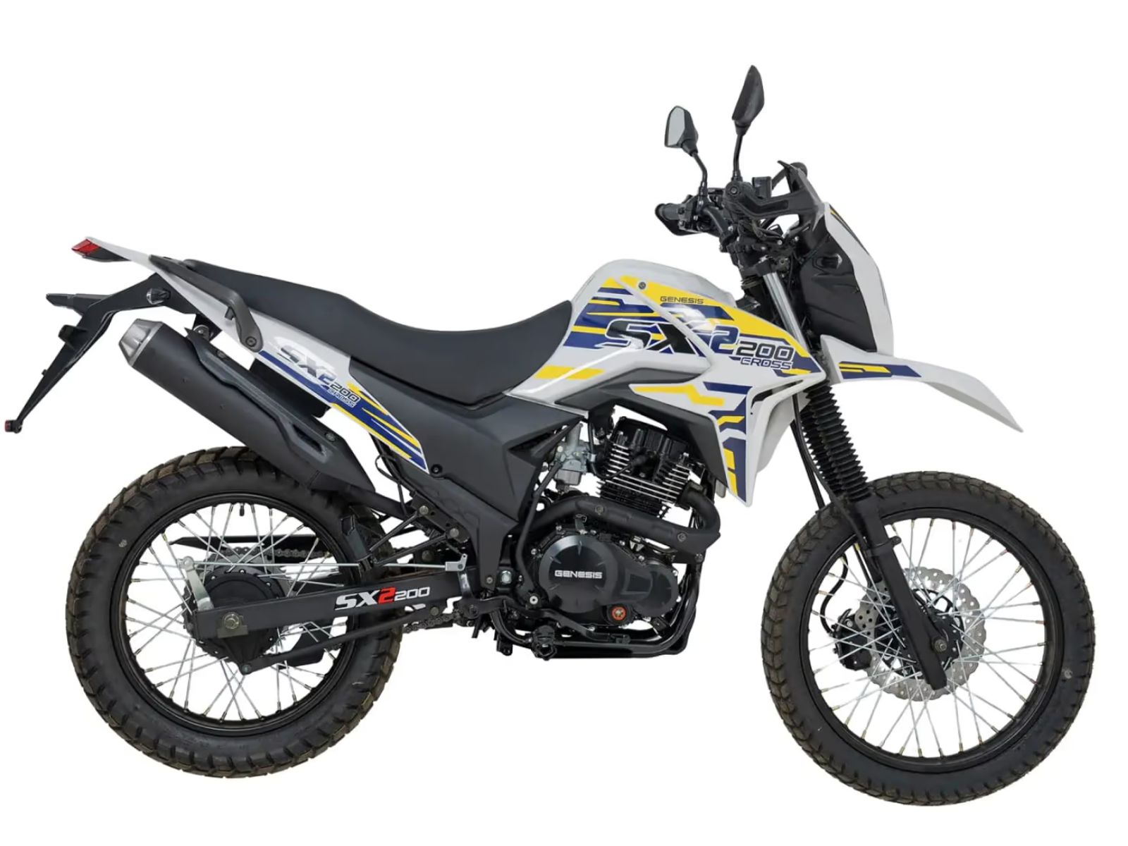 Genesis SX200 Cross Blanco vista lateral