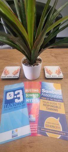 Sunbed Association guides and responsible tanning literature at Skywalk House