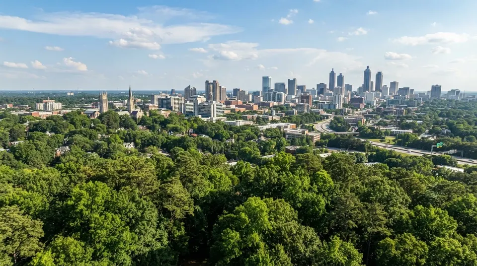 DeKalb County skyline