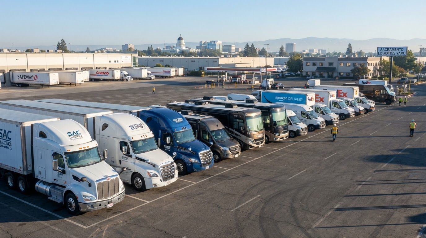 Commercial diesel fleet mobile CARB OBD Clean Truck Check testing in Solano County, Vallejo and Vacaville CA
