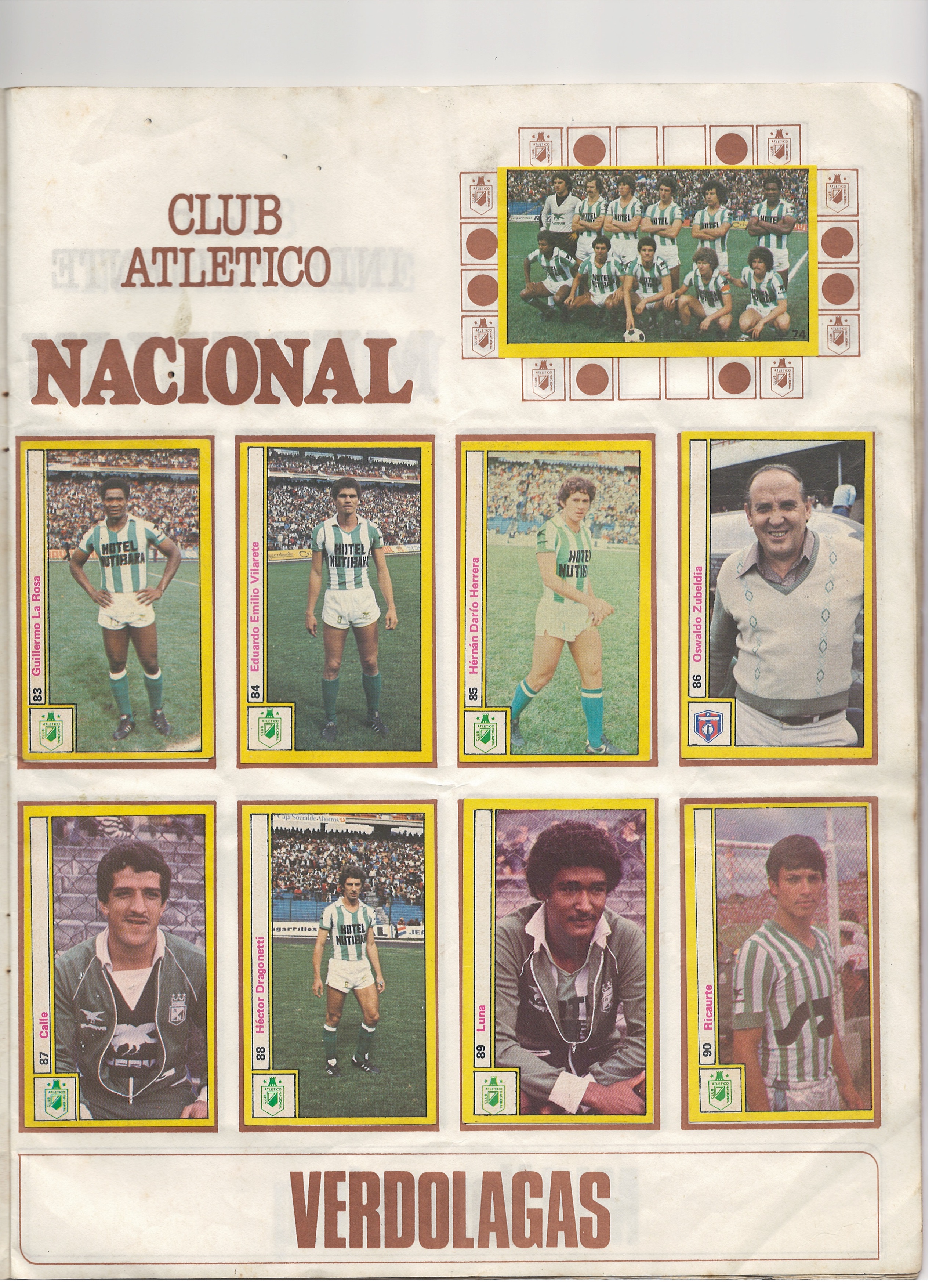 Club Atlético Nacional — Página Segunda ('Verdolagas')