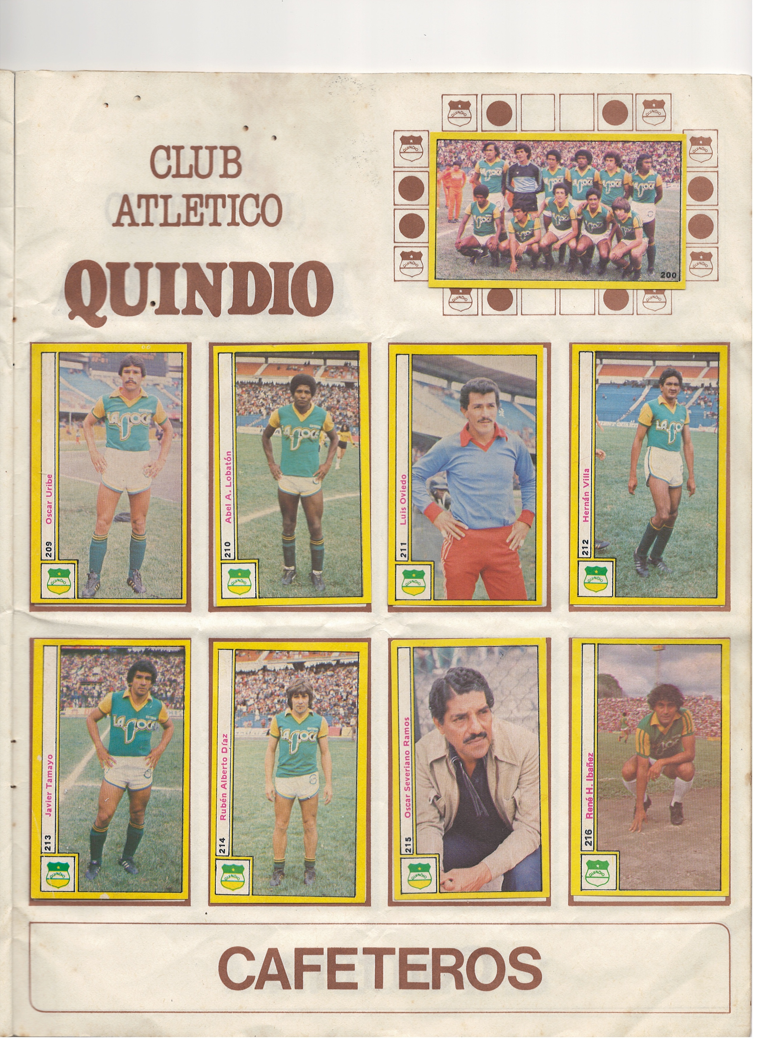 Club Atlético Quindío — Página Segunda ('Cafeteros')