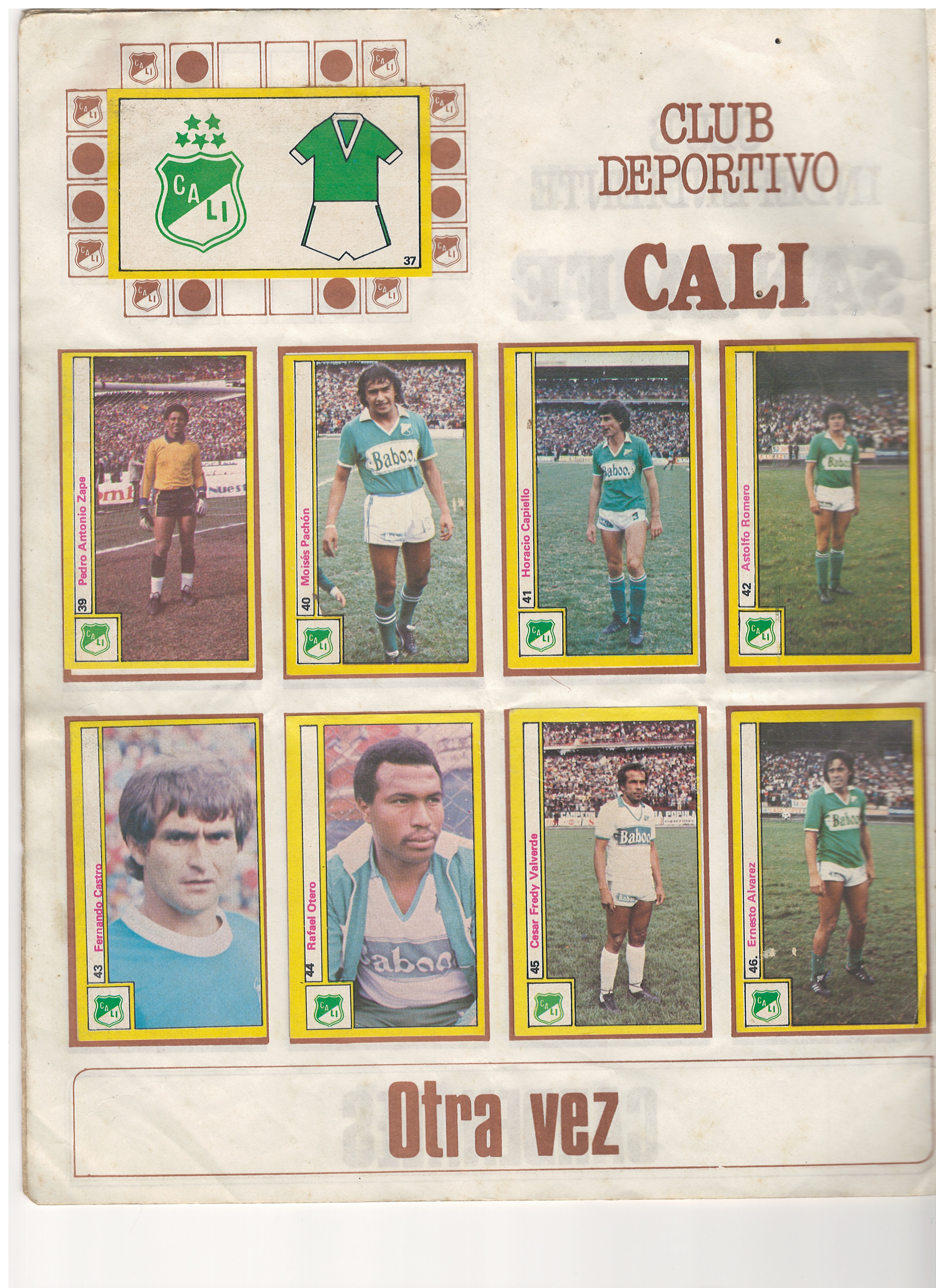 Club Deportivo Cali — Página Primera ('Otra vez')