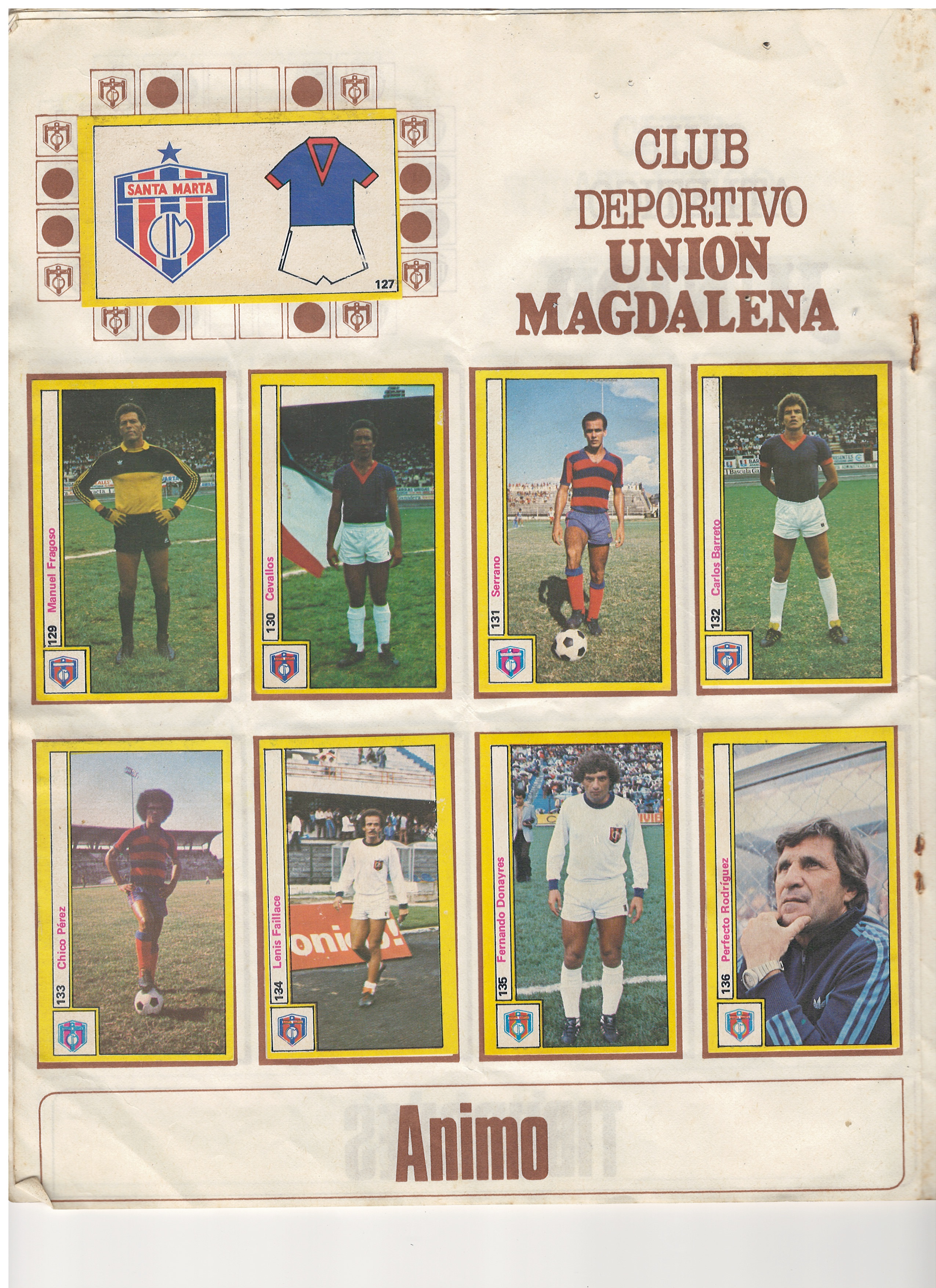 Club Deportivo Unión Magdalena — Página Primera ('Ánimo')