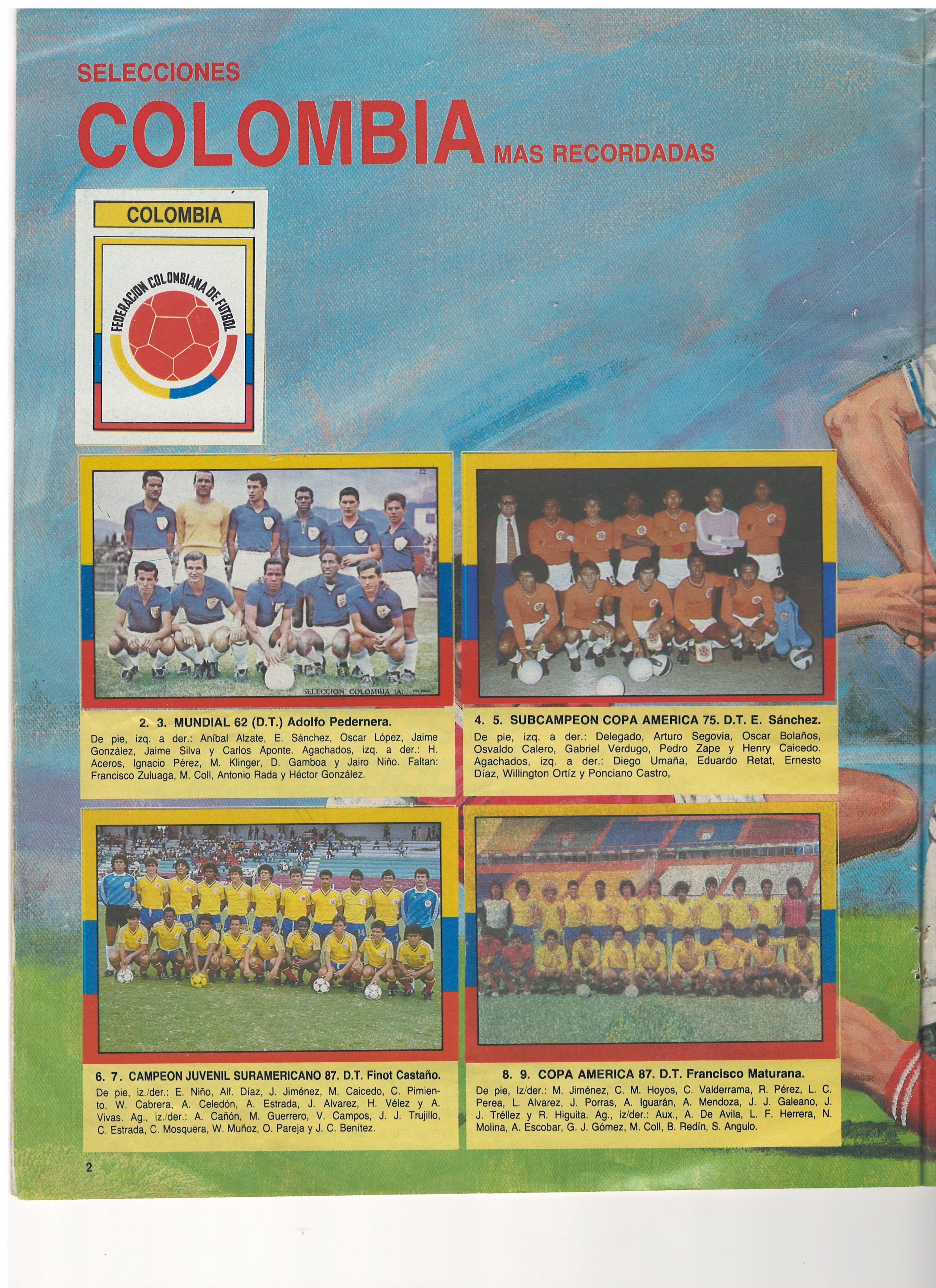 Página 2 — Selecciones Colombia Más Recordadas