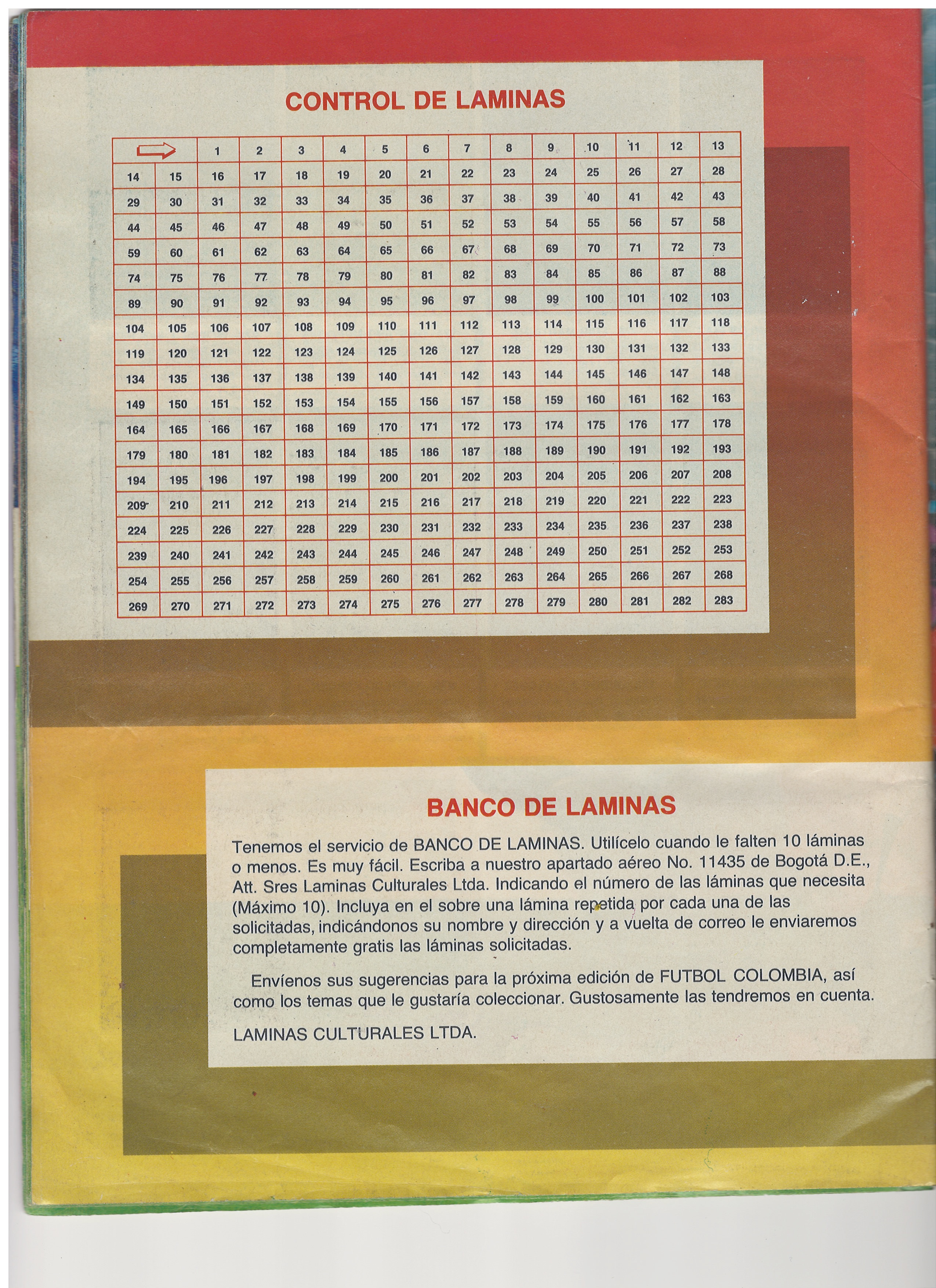 Página 32 — Control de Láminas y Banco de Láminas