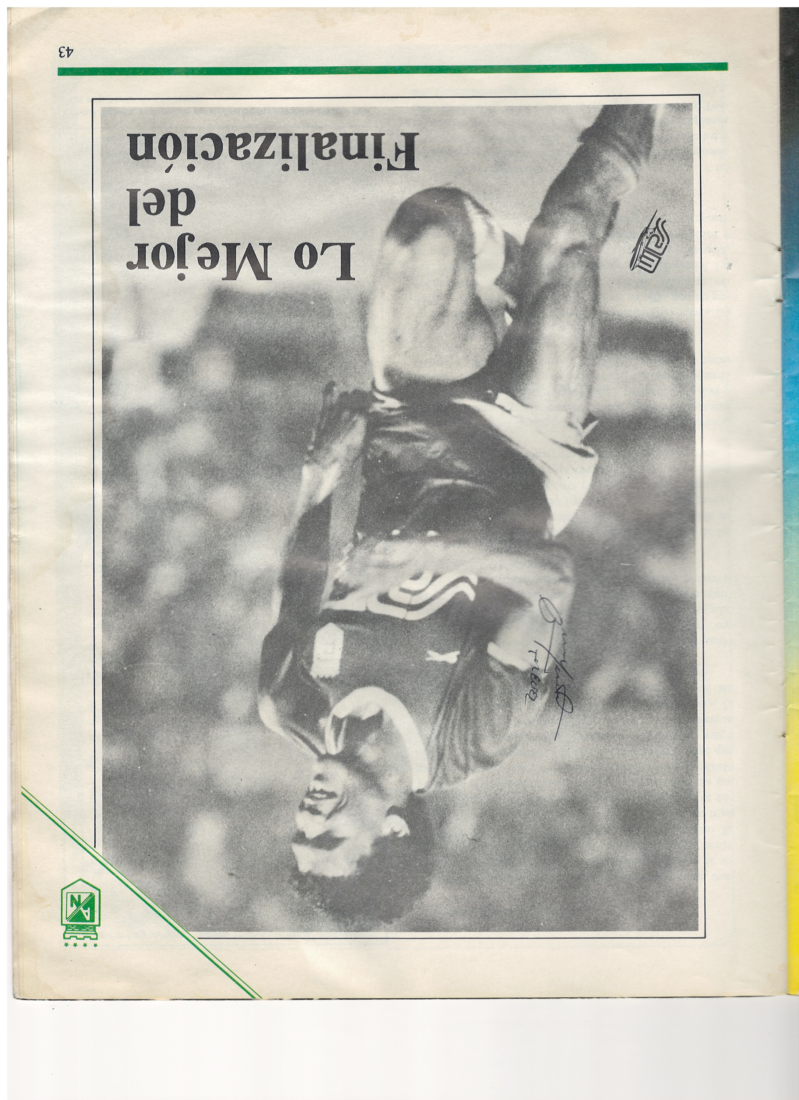 Página 43 — «Lo Mejor del Finalización» con Autógrafo de John Jairo Tréllez