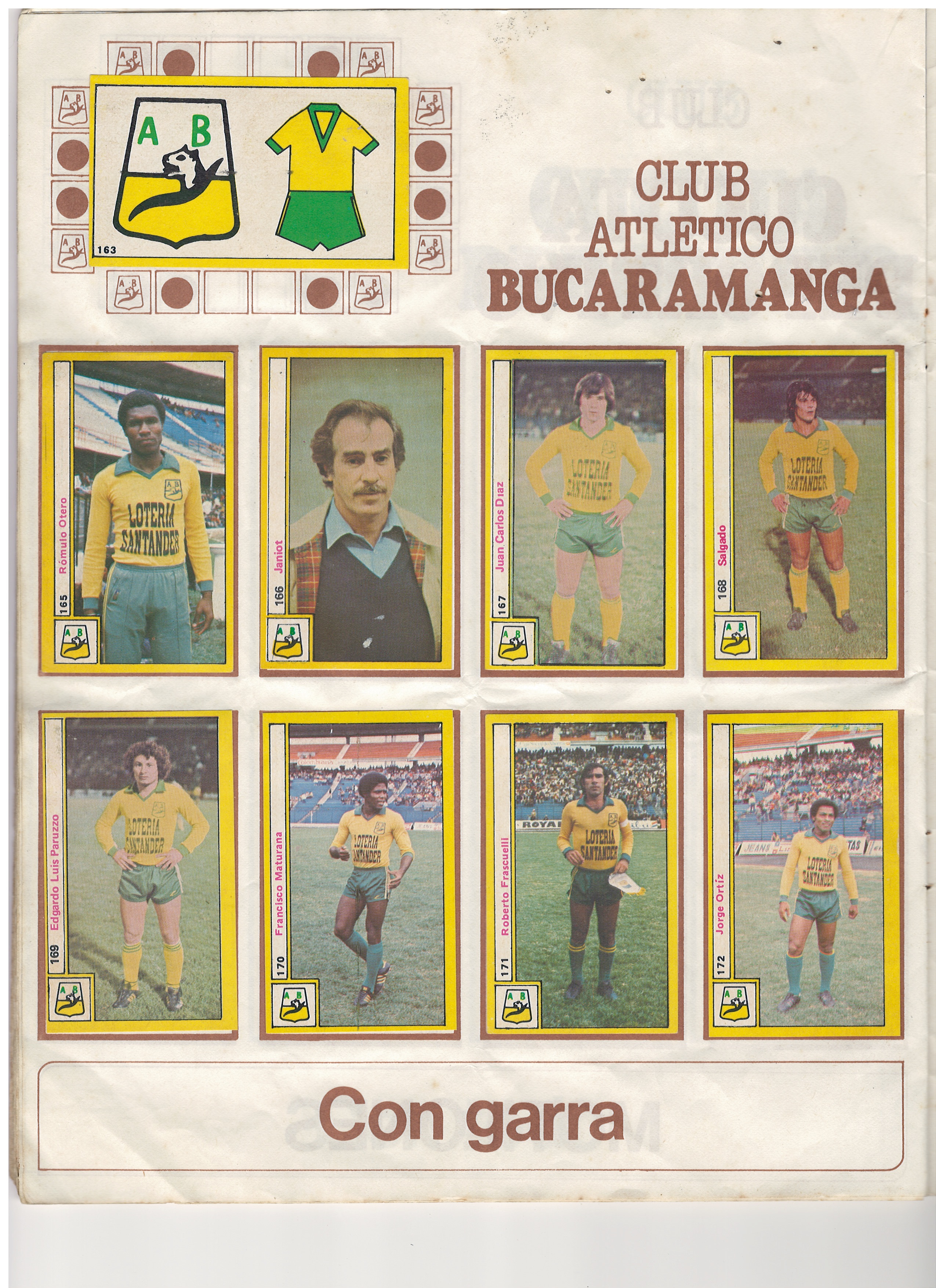 Club Atlético Bucaramanga — Página Primera ('Con garra')