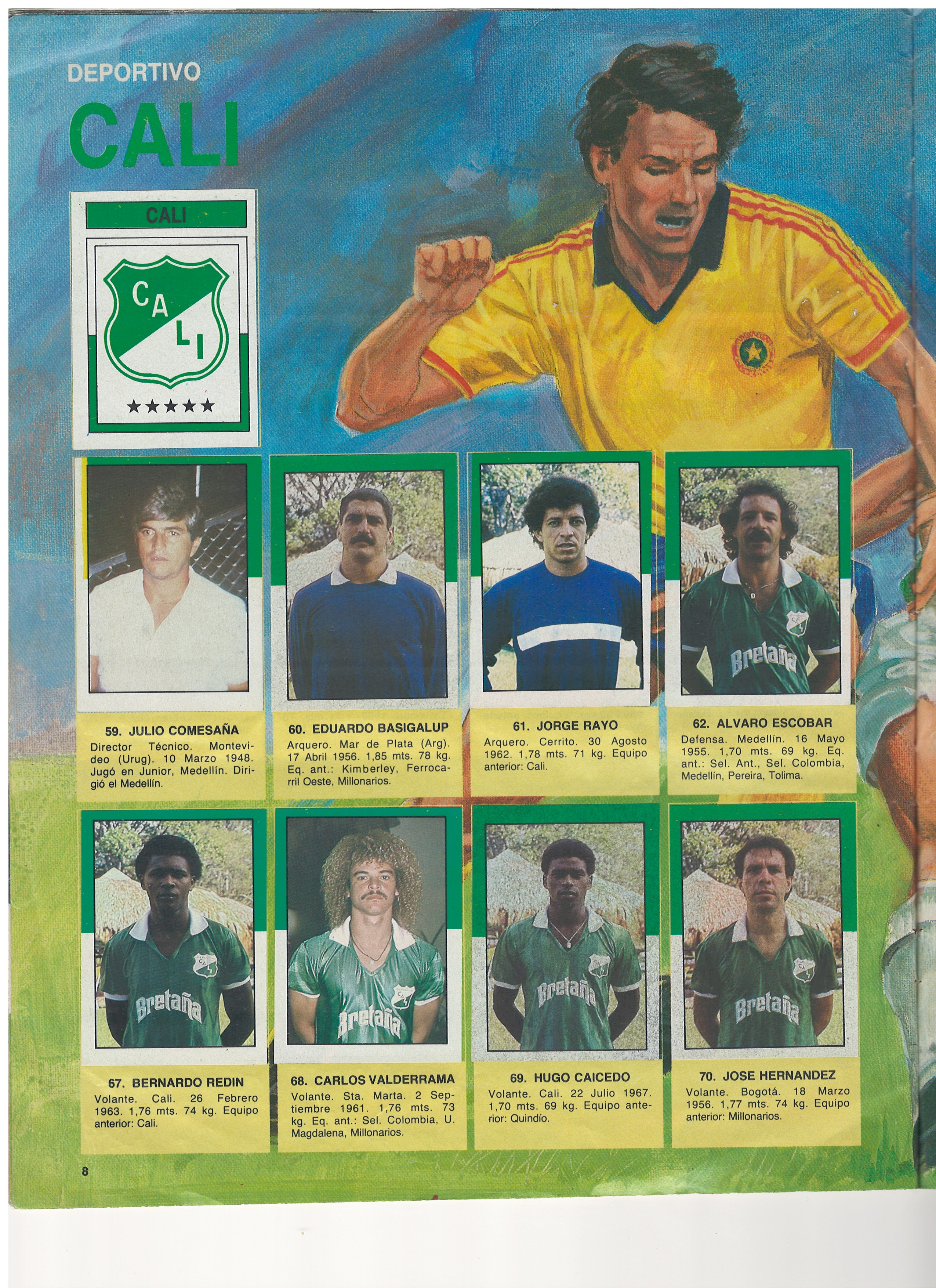 Página 8 — Club Deportivo Cali (Página Primera)
