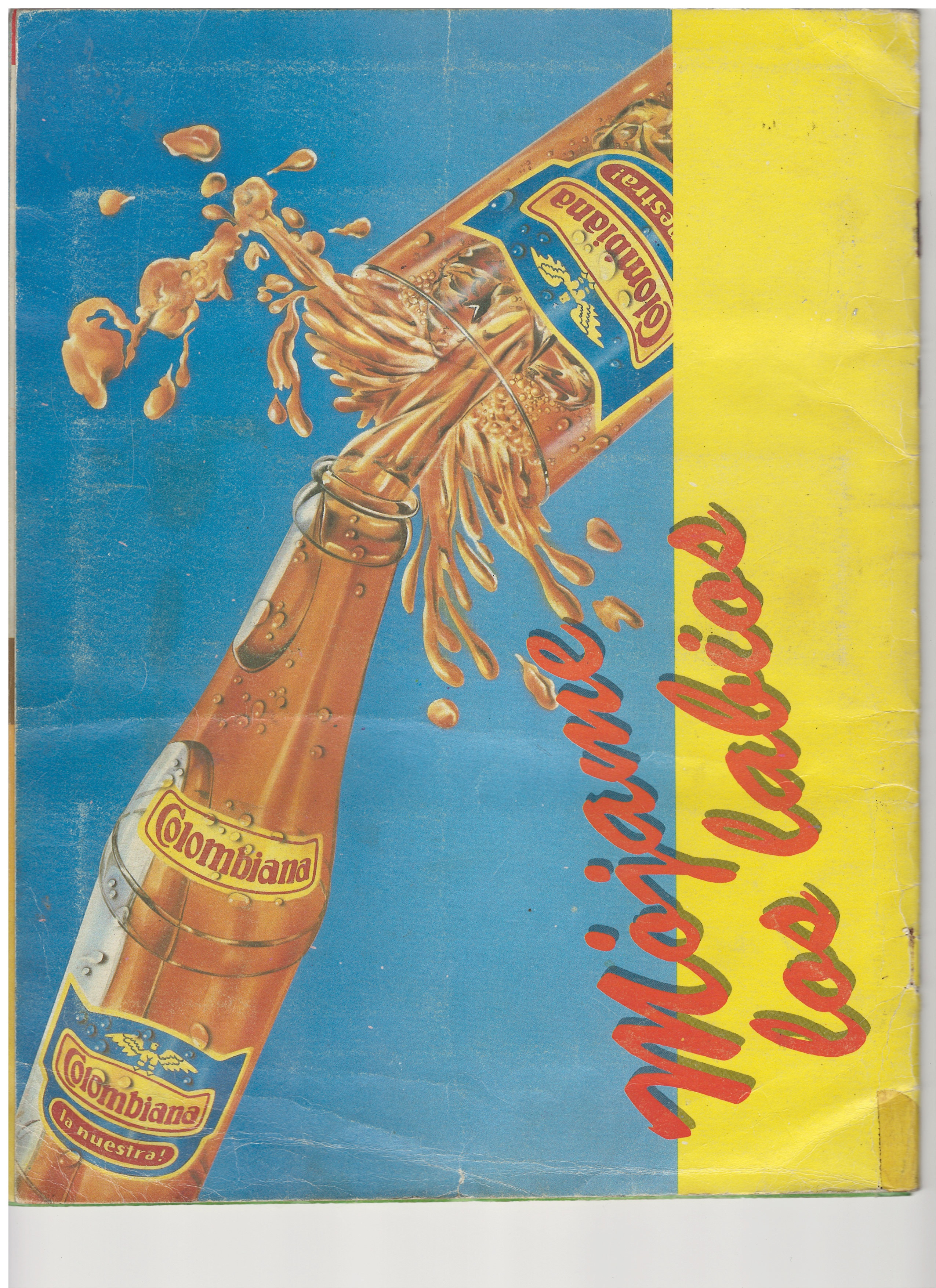 Retiración de Contracarátula — Publicidad Colombiana «Mójame los labios»