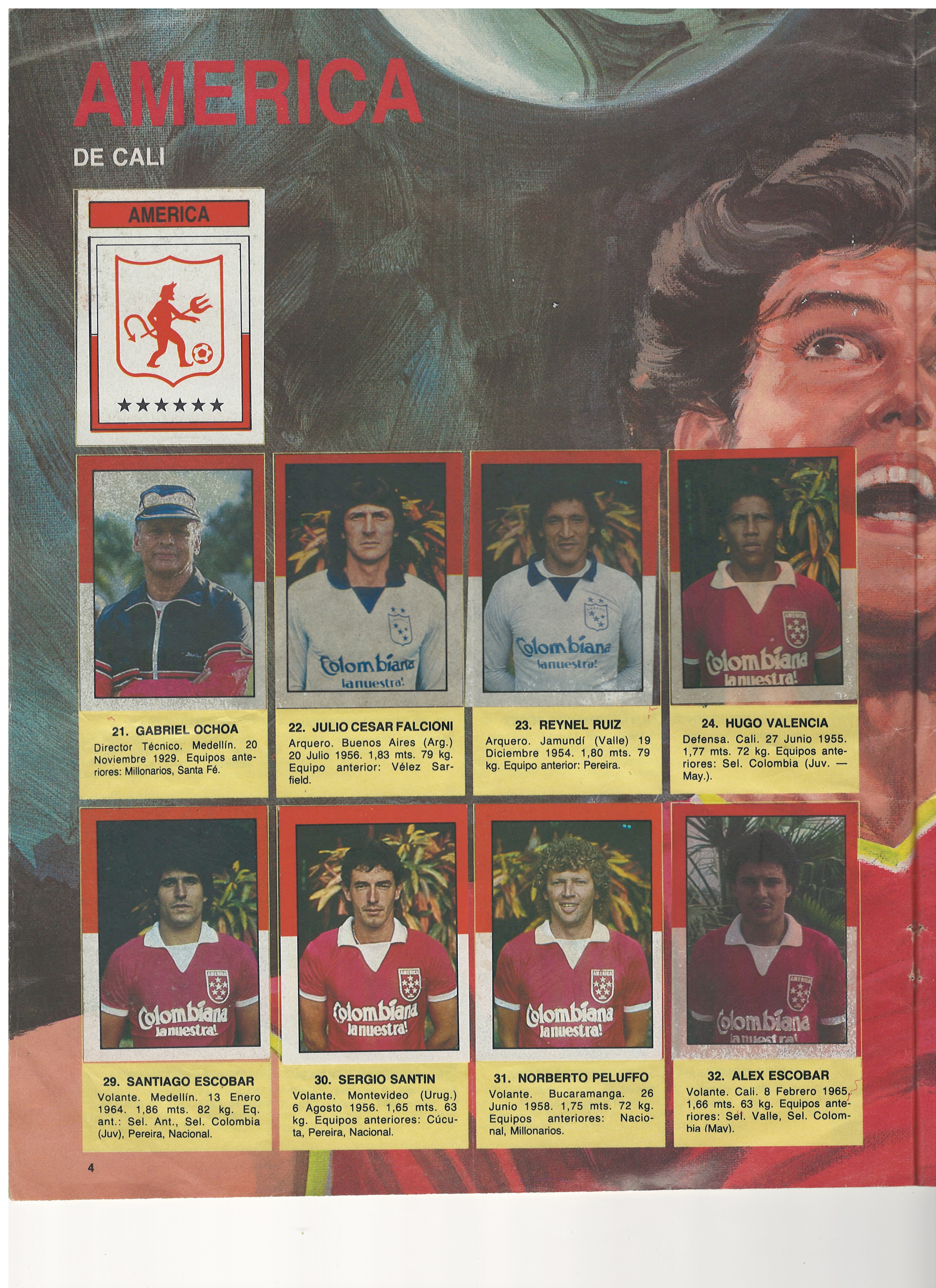 Página 4 — Club América de Cali (Página Primera)