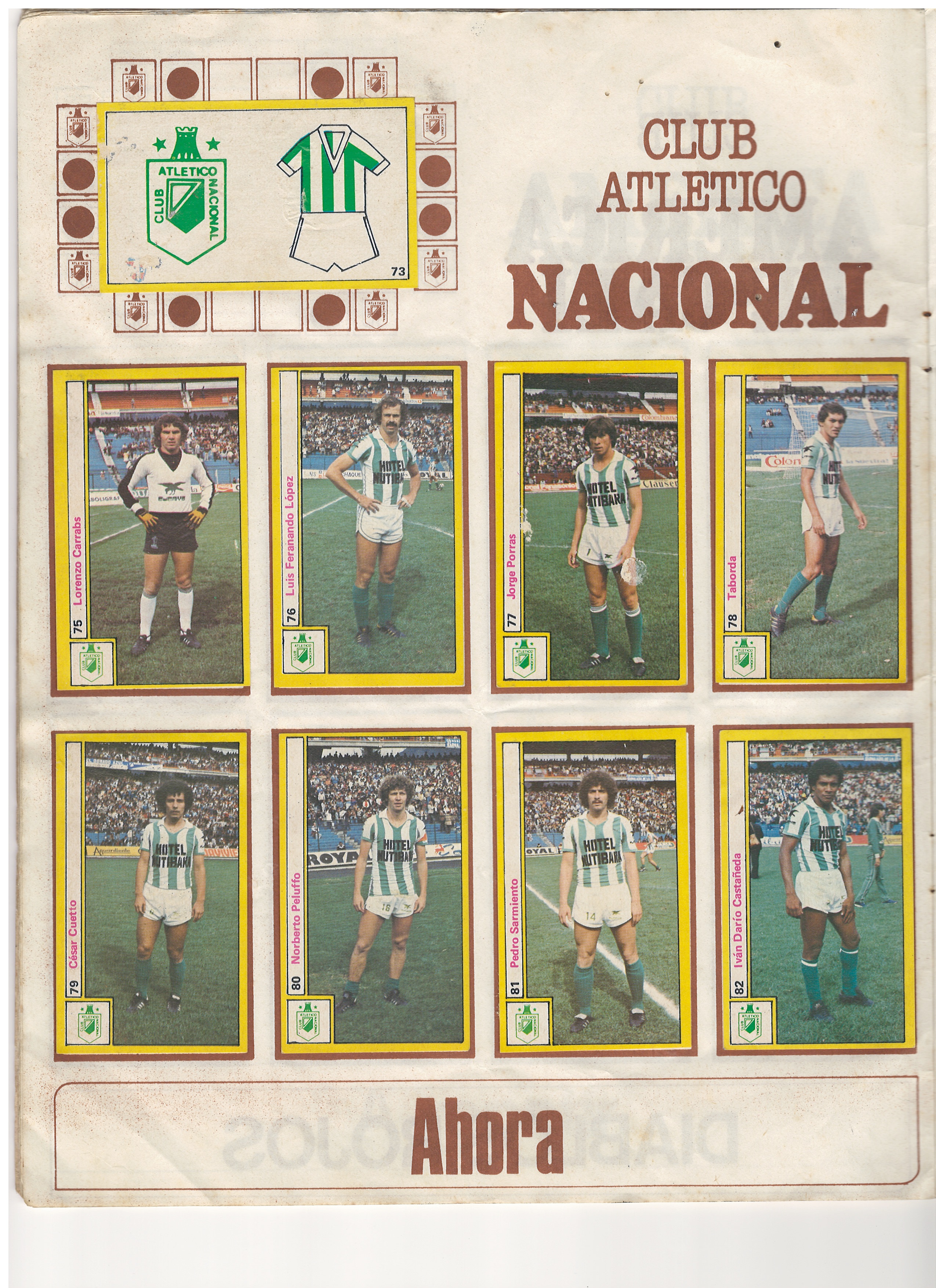 Club Atlético Nacional — Página Primera ('Ahora')