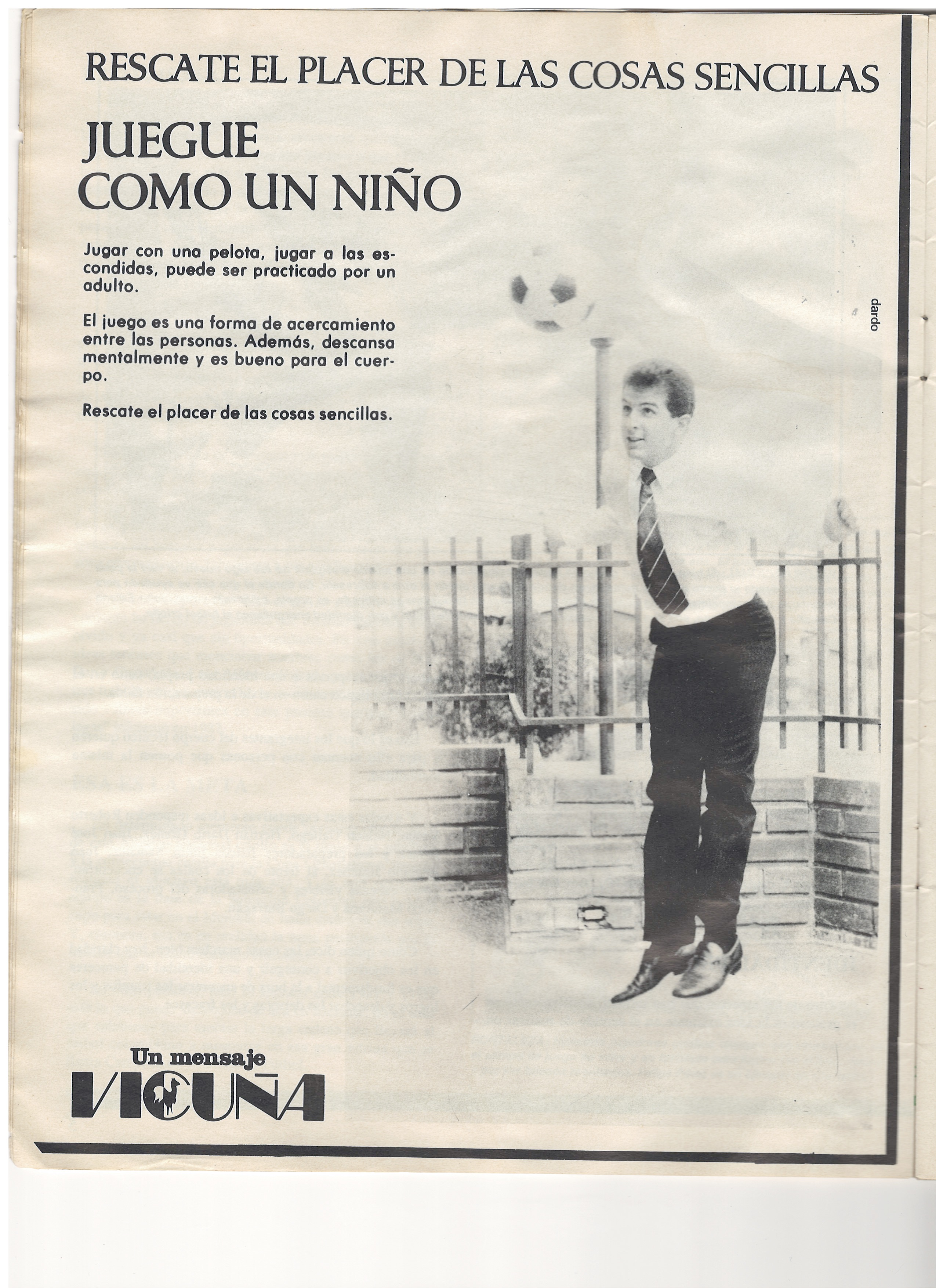 Página 6 — Publicidad de Época «Vicuña: Juegue como un niño»