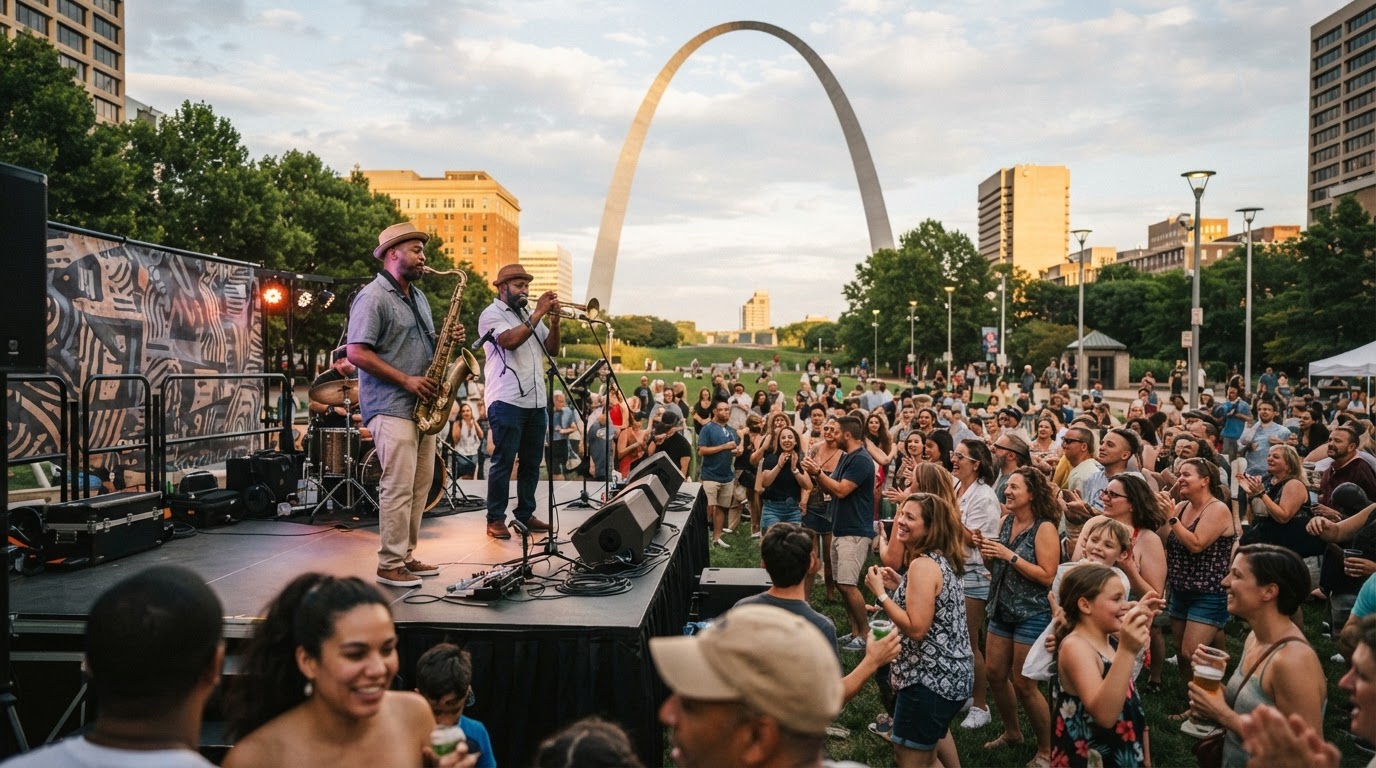 Free weekend jazz concert returns to Kiener Plaza
